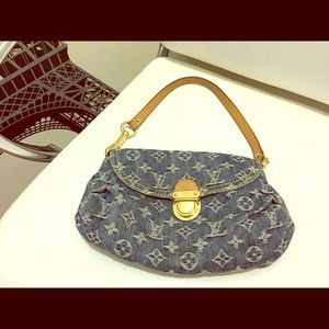 Louis Vuitton Mini Pleaty Denim Bag